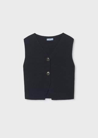 MAYORAL varrukateta pluus, black, 6.020-31, cm 