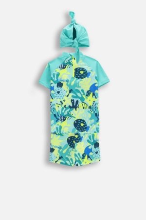 LEMON ujumisriided ja müts, roheline, WL6376801SWB-022-092, 92 suurus 