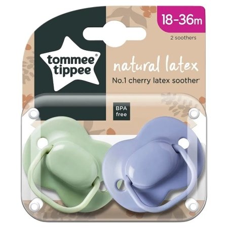 TOMMEE TIPPEE lutt lateks, 18-36 k., 2 tk., 433534 