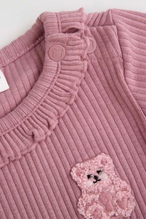 COCCODRILLO liivakajakas TEDDY BEAR GIRL NEWBORN, roosa, cm 