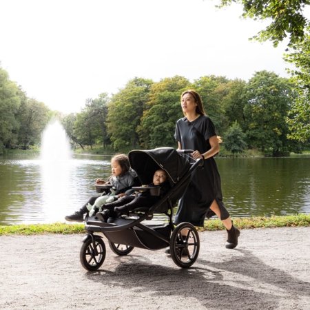 THULE jalutuskäru URBAN GLIDE 3 DOUBLE, Black, 10101998 