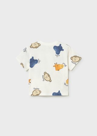 MAYORAL lühikeste varrukatega t-särk, cream, 1.014-94, 98  cm 