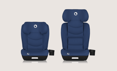 LIONELO turvatool NEAL I-SIZE, 100-150 cm., Blue navy 
