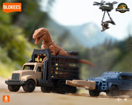 Blokees transformaator  Jurassic World Terraventure Surprise Wave  Dinosaur Capture Operation, asort., 75641 