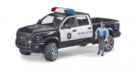 BRUDER RAM 2500 politsei veoauto koos politseinikuga, 02505 02505