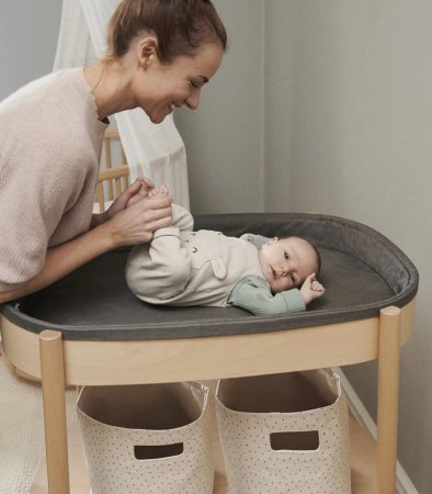 STOKKE mähkimislaud SLEEPI™, natural, 583902 583902
