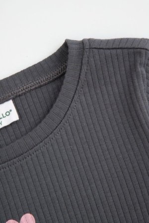 COCCODRILLO pikkade varrukatega t-särk, hallid, cm 