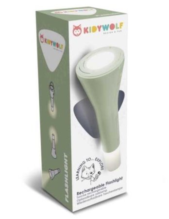 KIDYWOLF multifunktsionaalne taskulamp, roheline, FLASHLIGHT-GR 