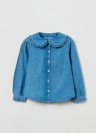OVS GIRL3-10Y BLOUSE L/S 2M 9-10 AZURE 001829813 