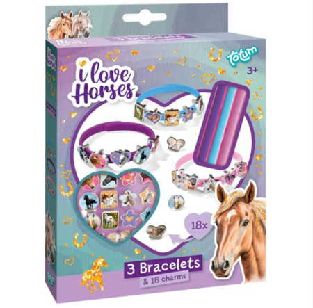 TOTUM loominguline komplekt I Love Horses Charms & Bracelets, 73135 