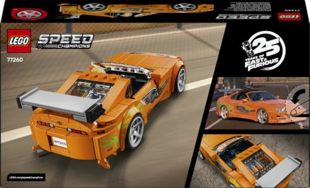 77260 LEGO® Speed Champions Kiired ja vihased Toyota Supra MK4 
