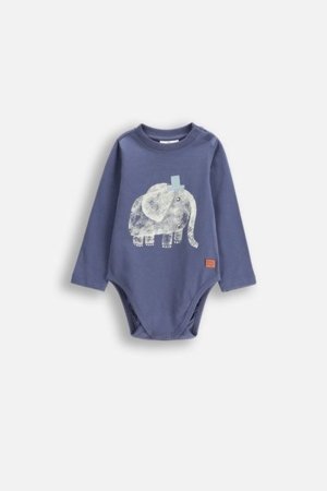 COCCODRILLO pikkade varrukatega beež särk SAGE TIME BOY NEWBORN, sinine, WC5112103SBN-015-080, 80 cm 