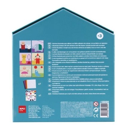 APLI KIDS Minu esimene viltkollaaž loominguline komplekt, APLI18899 