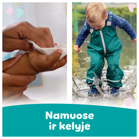 PAMPERS niisked salvrätikud SENSITIVE, 4x52 tk 