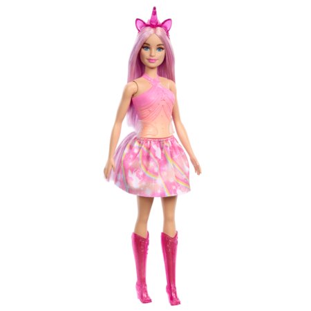 BARBIE Dreamtopia ükssarviku stiilis juuksenukk, HRR13 