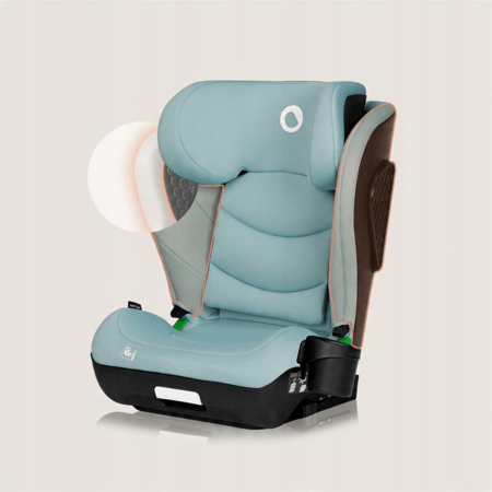 LIONELO turvatool NEAL I-SIZE, 100-150 cm., Green turquoise 
