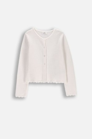 COCCODRILLO kardigan, valge, WC6172204EJG-001-158, 158 cm 