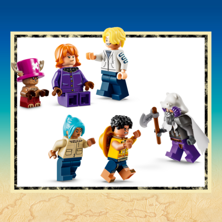 75645 LEGO® ONE PIECE Lahing Drum Castle'is 