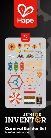 HAPE konstruktor Carnival Builder Set, 73 tarvikuga, E3040A 