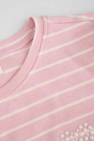 COCCODRILLO lühikeste varrukatega t-särk, roosad, cm 