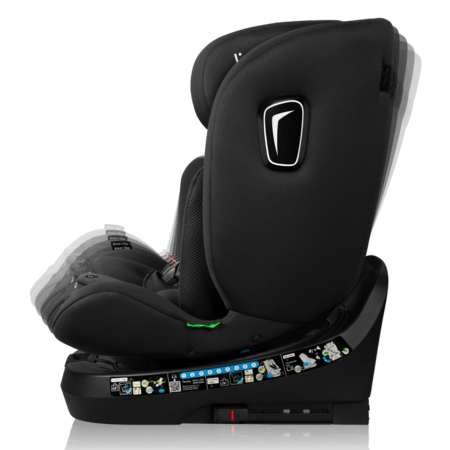 LIONELO turvatool BRAVE I-SIZE, Black carbon, 40-150 cm., LO-BRAVE I-SIZE 
