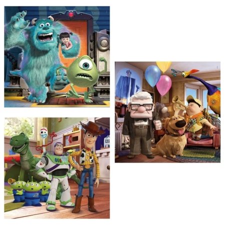 CLEMENTONI pusle Square Disney Pixar, 3x48 tk., 25065 