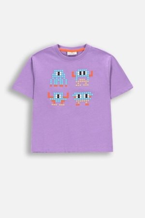 COCCODRILLO lühikeste varrukatega t-särk, lillad, WC6143207MBK-016-116, 116 cm 