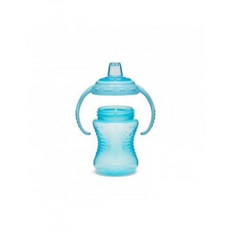 MUNCHKIN treeningpudel käepidemetega ja pehme otsikuga, Gentle Transition, sinine, 90460, 118 ml 