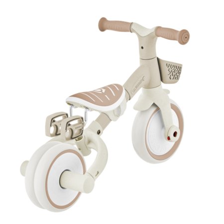 GLOBBER õppekolmerattaline Learning Trike 3in1 Plus, kookospähkli, 738-466 