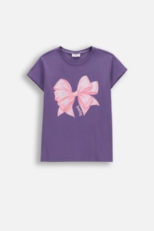 COCCODRILLO short sleeved t-shirt, purple, WC6143209VGA-016-116, 116 size 