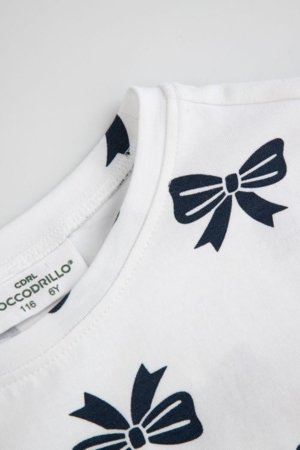 COCCODRILLO short sleeved t-shirt, white, size 