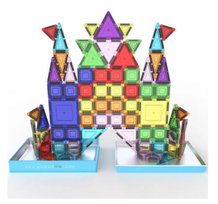 PICASSO TILES Magnetiline konstruktor pliiatsikarbiga 100 osa, PN04 