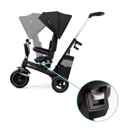 KINDERKRAFT kolmerattaline jalgratas EASYTWIST, must, KREASY00BLK0000 