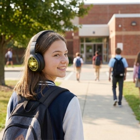 MINIONS valgustusega Bluetooth-kõrvaklapid, HMMN-BTLI-MINIONS 