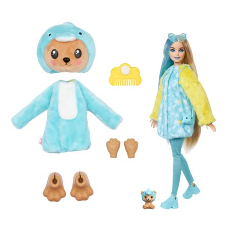 BARBIE Cutie Reveal mõmmi delfiini kostüümis  , HRK25 