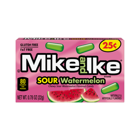 MIKE AND IKE kommid SOUR WATERMELON, 22 g., AMER0603 