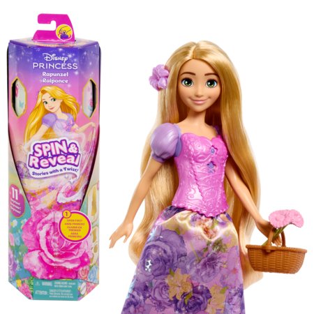 DISNEY PRINCESS Spin & Reveal Rapunzel  üllatusnukk, HTV86 