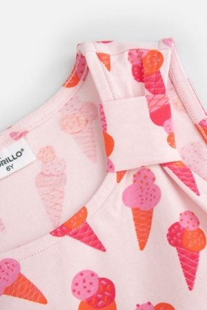 COCCODRILLO lühikeste varrukatega särk HAPPY RETRO GIRL KIDS, värv, WC5143301HGK-022-122, 122 cm 