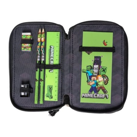 MINECRAFT pliiatsikott kontoritarvetega, 166508516 