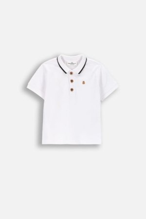 COCCODRILLO lühikeste varrukatega polo särk, valged, suurus 