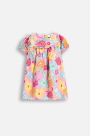 COCCODRILLO lühikeste varrukatega kleit MAXITROPIC GIRL NEWBORN, värv, WC5128201MGN-022-086, 86 cm 