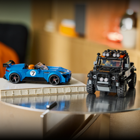 77264 LEGO® Speed Champions Jaguar Project 7 ja Land Rover Defender 