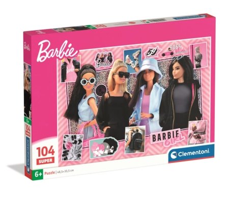 CLEMENTONI BARBIE pusle, 104 tk., 25008 