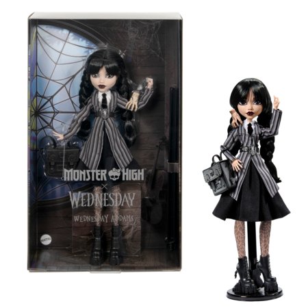 MONSTER HIGH X WEDNESDAY kollektsiooni nukk - Wednesday, HXJ04 