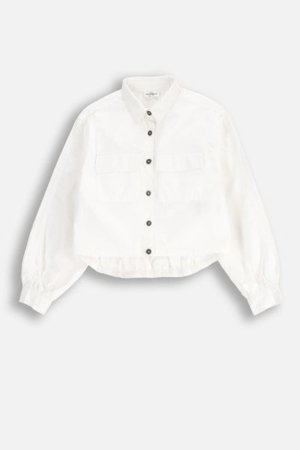 COCCODRILLO pikkade varrukatega särk NOSTALGIC MEADOW GIRL JUNIOR, valge, WC5140101NGJ-001-164, 164 cm 