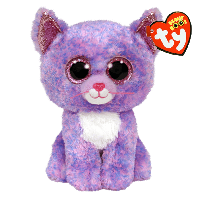 TY Beanie Boos kass CASSIDY lavendel, TY36486 TY36486