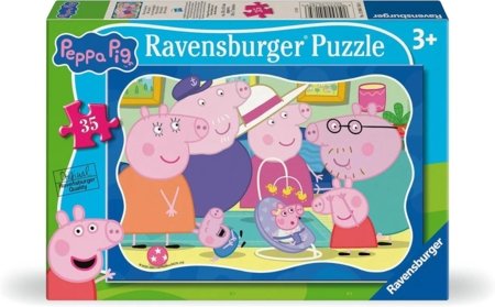 RAVENSBURGER laste pusle Peppa Pig, 35 tk, 12004185 