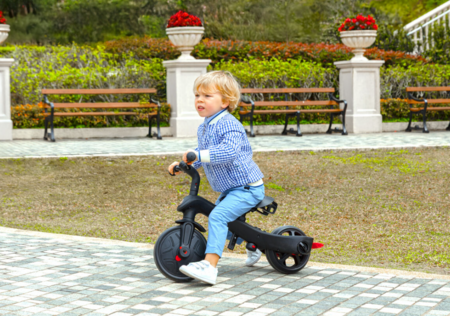 GLOBBER kolmerattaline jalgratas Explorer Trike 4in1, must, 634-120 