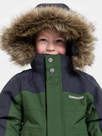 DIDRIKSONS talvekombinesoon BJÄRVEN 3, roheline, 505466-H14, 140 cm 