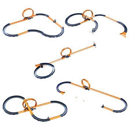 HOT WHEELS rajakomplekt kaugjuhitava autoga, HXX45 